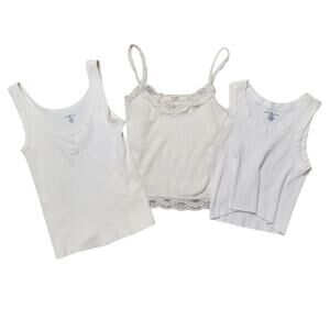 John Galt/Brandy Melville White Tank Bundle - Size Small
